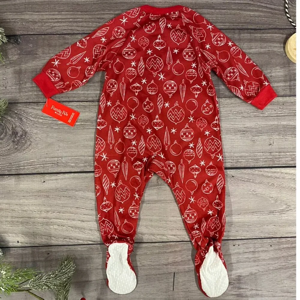NWT Baby Pajamas One Piece Pajama, ORNAMENTS, 24MO